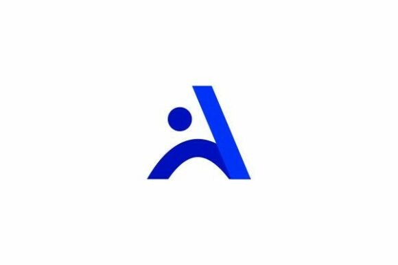 Abstract Letter A Human Modern Tech Logo Guide