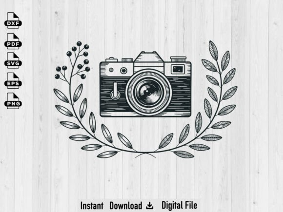 Elevate Your Brand Identity with a Premade Camera SVG and Photography Logo