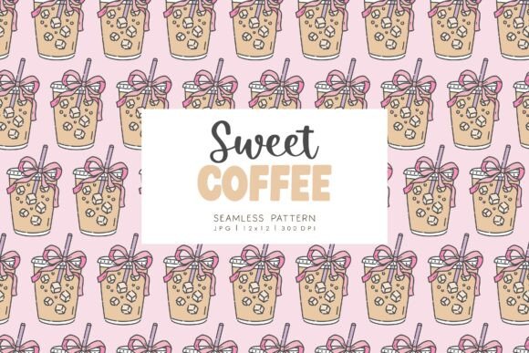 Elevating Brand Aesthetics: The Strategic Role of Seamless Pattern Sweet Coffee 1 in Digital and Physical Design