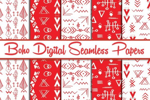 Evaluating Boho Digital Seamless Papers Designs for Creative Projects
