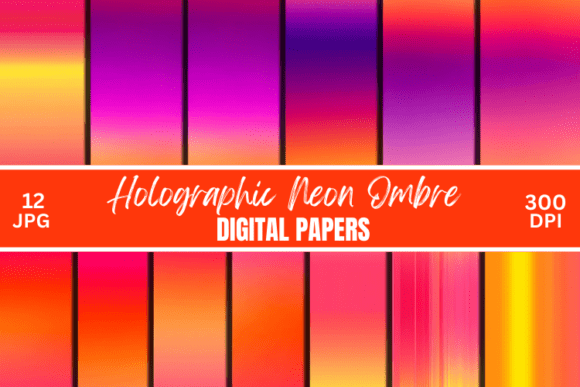 Evaluating Holographic Neon Colors Ombre Backgrounds for Modern Digital and Print Projects