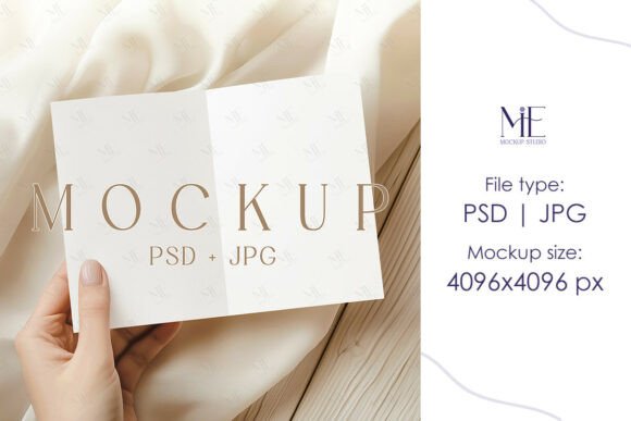 Evaluating the Boho Folded Invitation Card Mockup PSD for Design Presentations