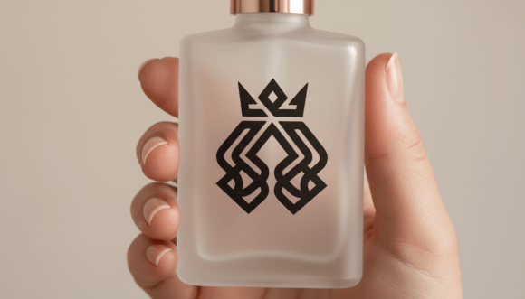 Geometric Crown Monogram: A Luxury Brand Asset