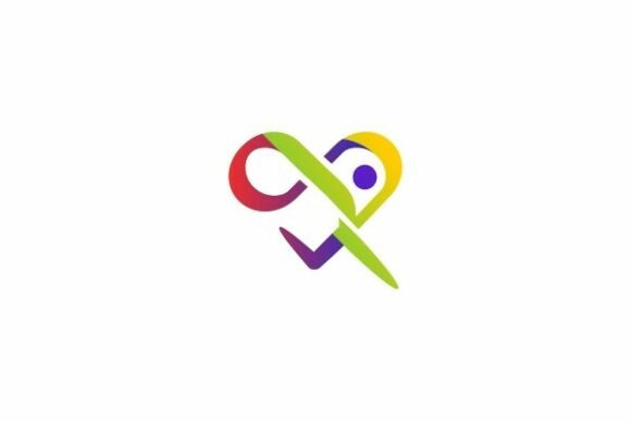 Infinity Heart Human Care Wellness Logo