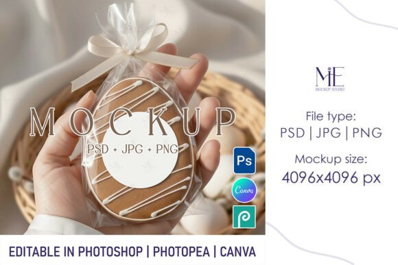 Mastering Your Round Sticker Mockup Easter Candy Label for Professional Packaging