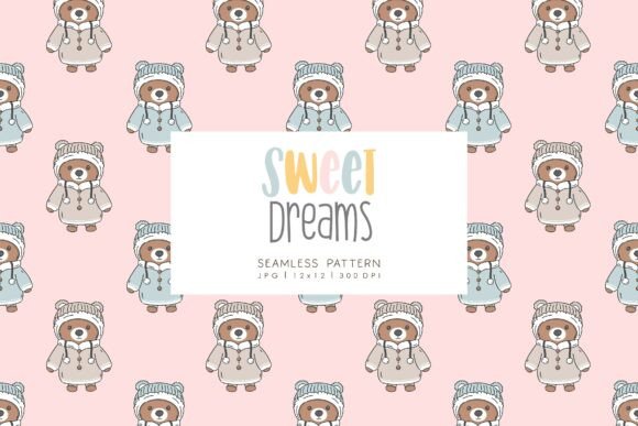 Unlock Creativity with Seamless Pattern Sweet Dreams 1